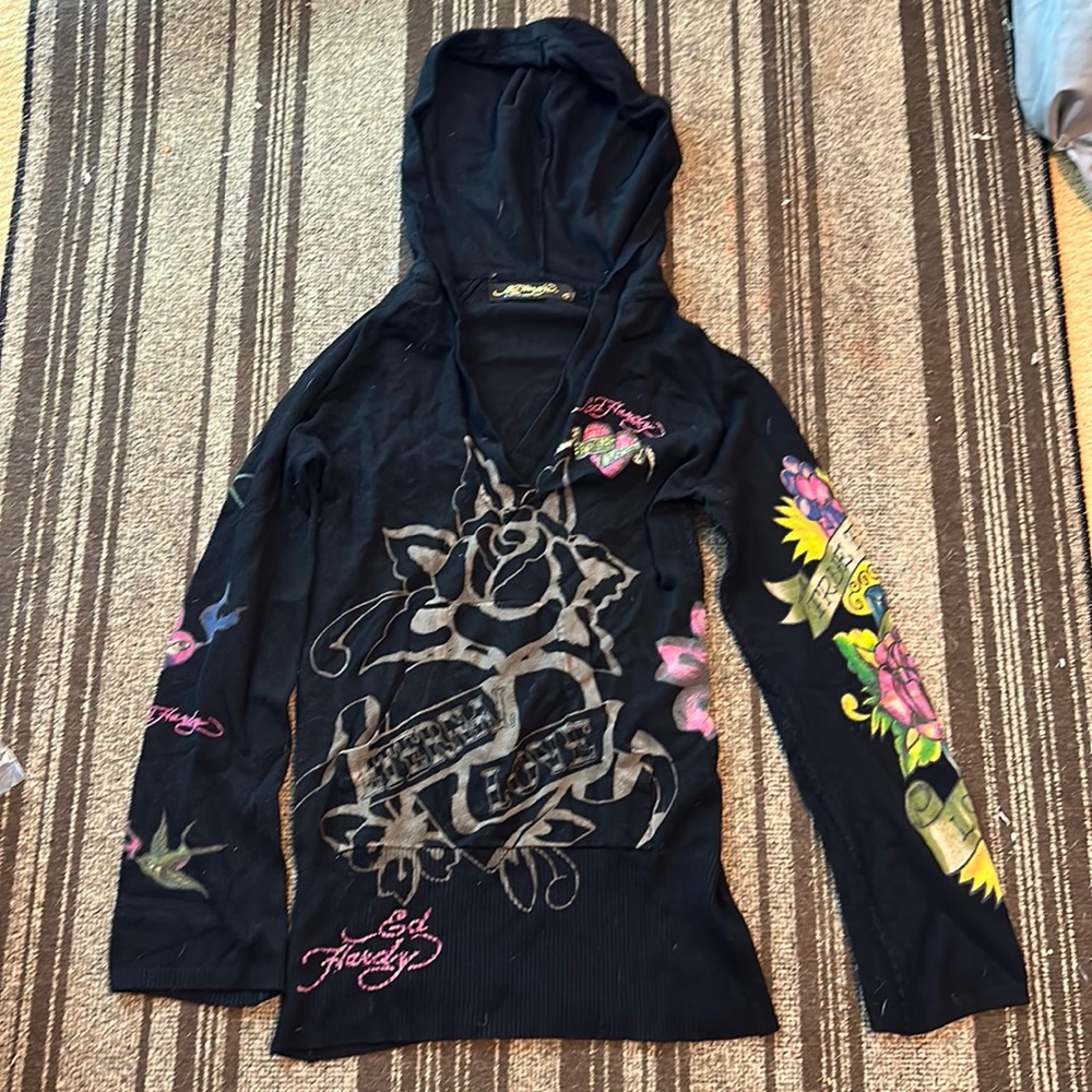 Long sleeve with hoodie